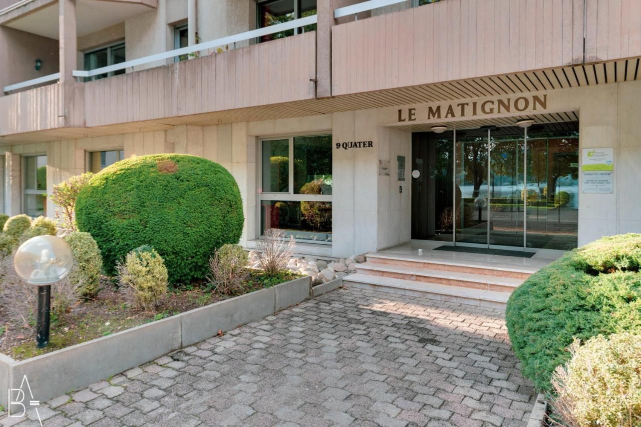 Le Matignon - Design Apartment Facing Lake Annecy Buitenkant foto